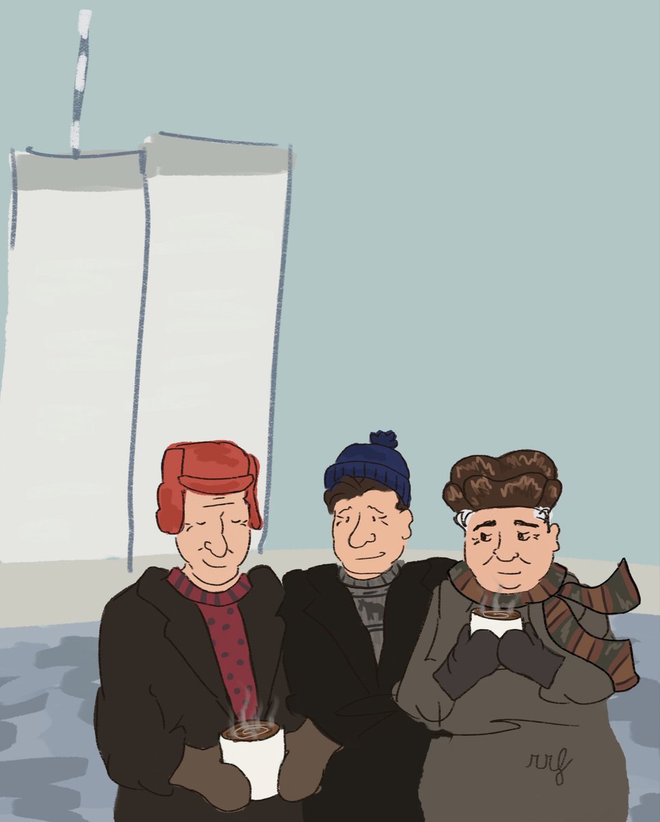rreaganfan's tweet photo. my first #bushtober random bush x reagan x gorbachev. let’s drink hot cocoa and be cute in new york >_< https://t.co/PTSs0I3nuh