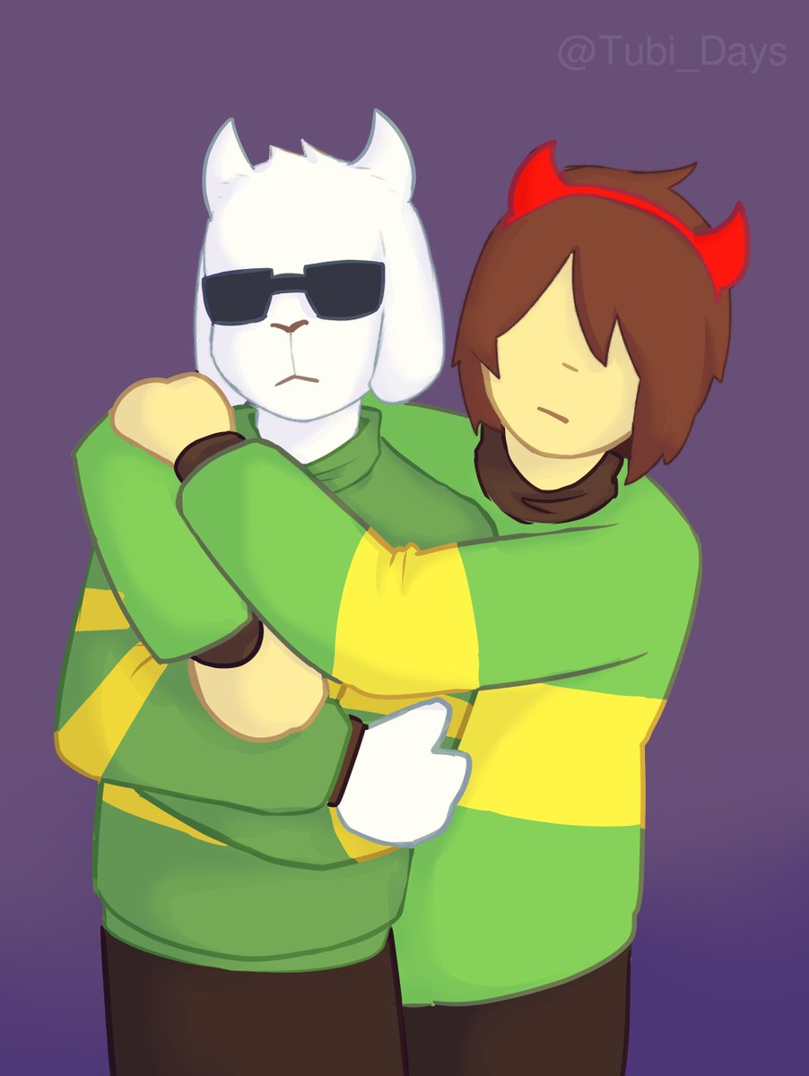 Tubi_Days's tweet photo. Rock 'n' Roll stars
#art #deltarune #utdr #asriel #kris #deltarunefanartㅤㅤㅤㅤ https://t.co/wi19Tn3aVy