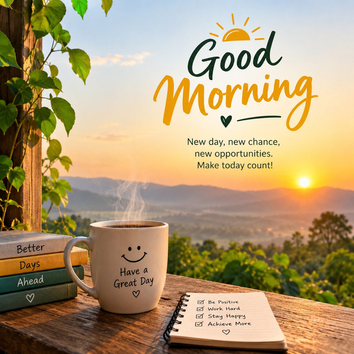alexjone098's tweet photo. ☀️ Good Morning, everyone! 🌿 https://t.co/YrWwi6wX7Q