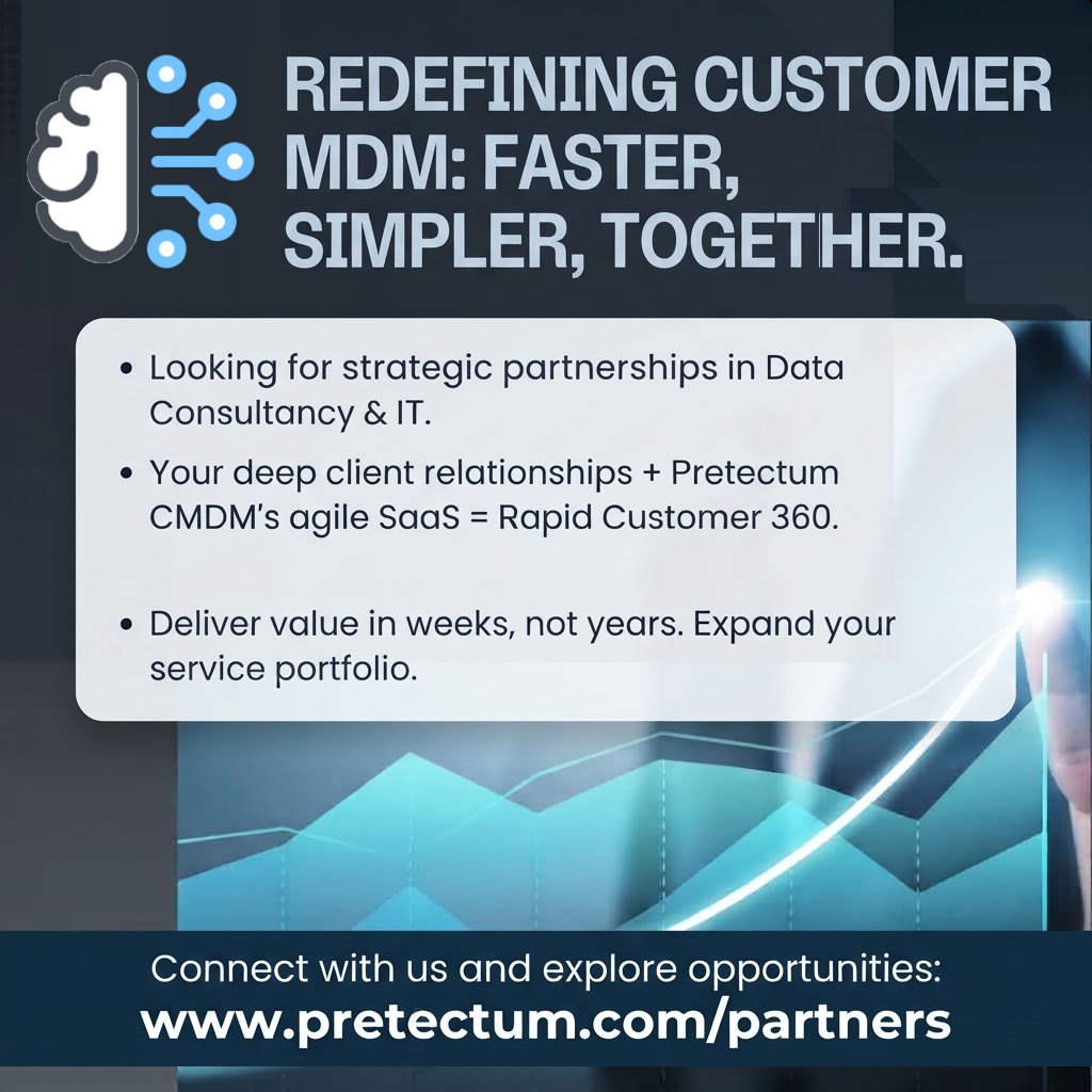 pretectum's tweet photo. Redefining customer master data management to be faster, simpler, and built together. We are seeking strategic partnerships in data consultancy and IT to combine your deep client relationships with agile SaaS capabilities for rapid Customer 360 delivery. 
#MasterDataManagement https://t.co/5mtMGdSLeJ