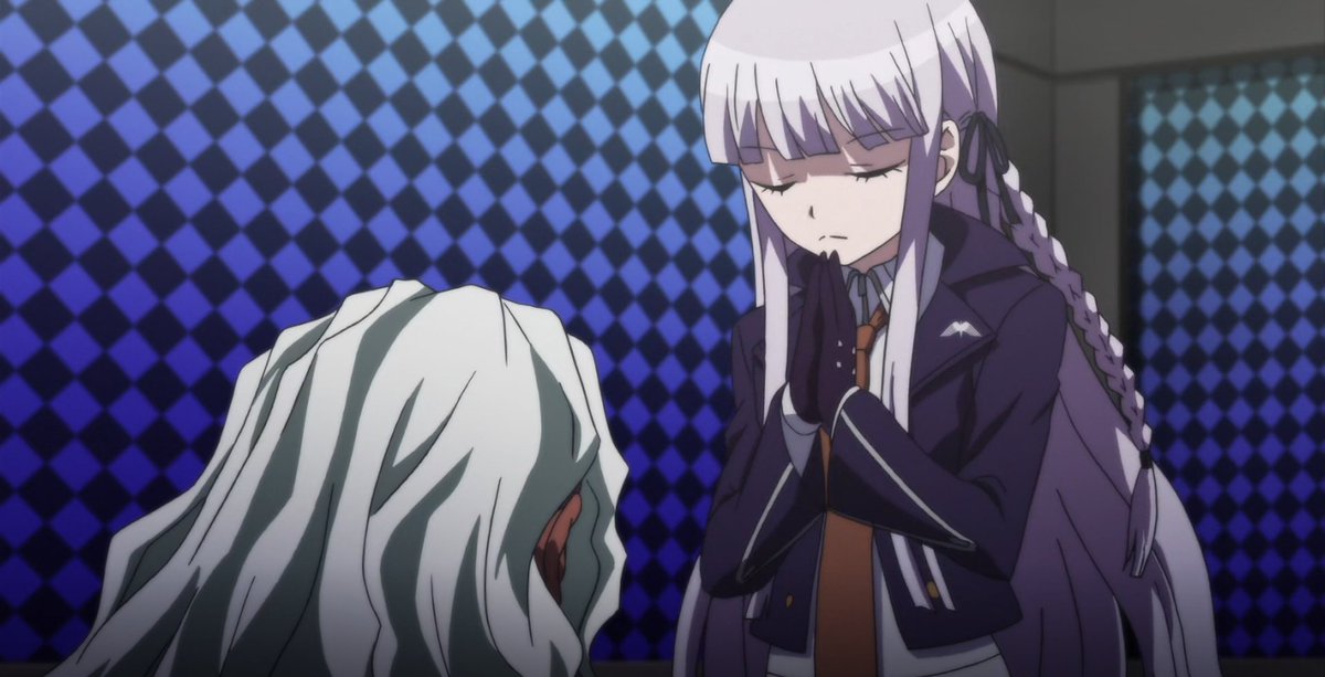 HirukoHints's tweet photo. // For Kyoko's birthday I just wanted to share the reddit post that made me realize that Kyoko is (probably) a Catholic. https://t.co/3aN4UpzQnH