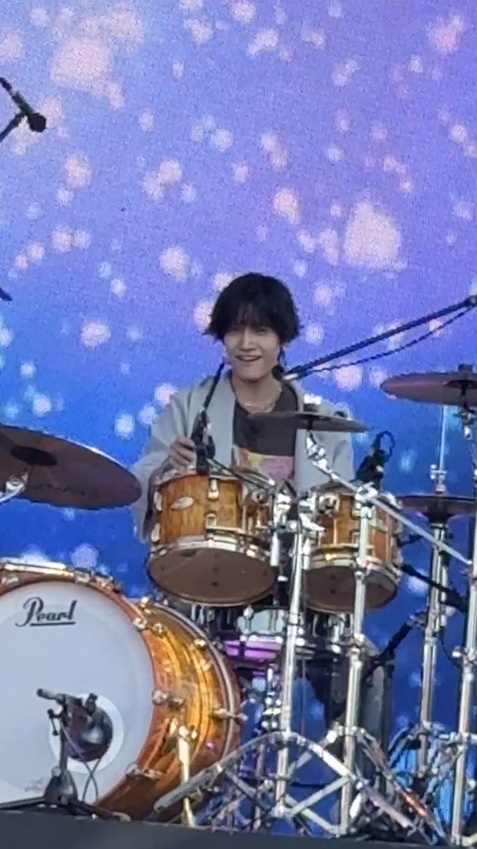 snoopy___0313's tweet photo. 可愛くてカッコいいわんわんドラマー🥁🐶
#佐野晶哉
#XMF2026 https://t.co/65L91Bb93z