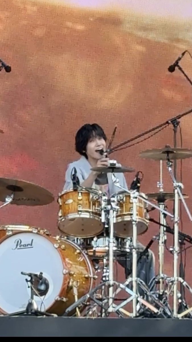 snoopy___0313's tweet photo. 可愛くてカッコいいわんわんドラマー🥁🐶
#佐野晶哉
#XMF2026 https://t.co/65L91Bb93z