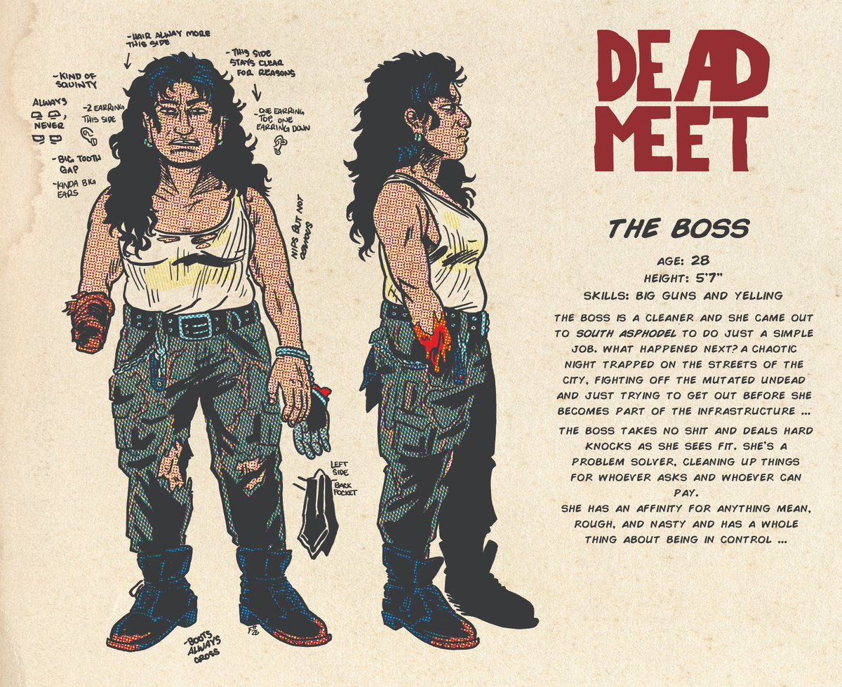 HennessyOccult's tweet photo. DEAD MEET: Two strangers trapped between a mutant outbreak and sinister laboratories might just find they're what each other have been looking for ...
-
(aka the gals I've been drawing as of late! Made them some ref sheets!)
-
https://t.co/YQihlutpJ2 https://t.co/lVM3mgRLNk