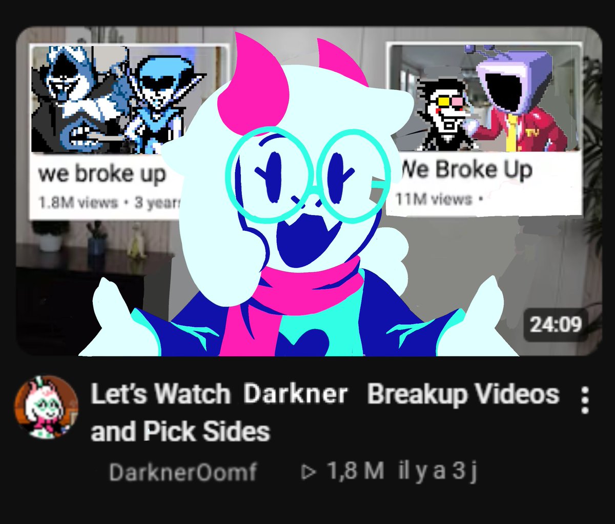 0Cyberspace0's tweet photo. #DELTARUNE https://t.co/zUu9avaPLS