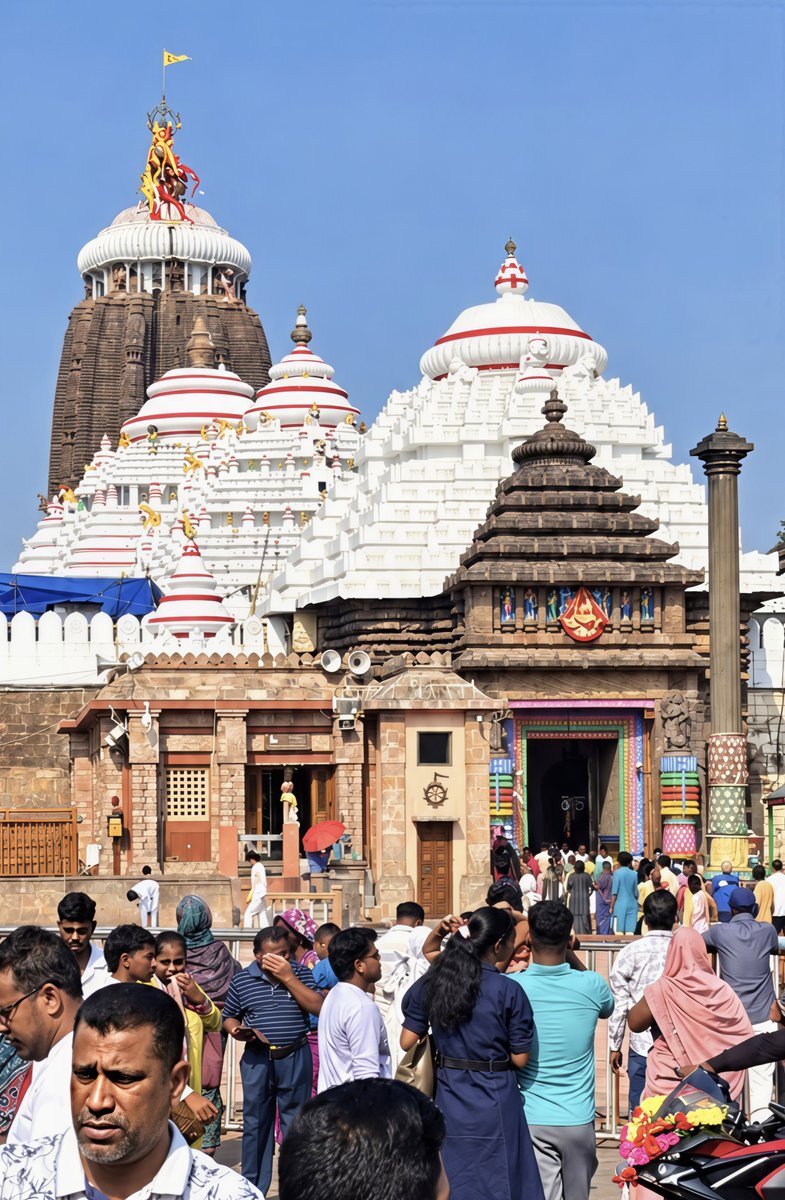 SJD_Puri's tweet photo. ଜୟ ଶ୍ରୀଜଗନ୍ନାଥ 🙏🚩
ଆଜିର ଶ୍ରୀମନ୍ଦିର ଦିବ୍ୟ ଦର୍ଶନ । ତାରିଖ:06-10-2026
#jaijagannath #prayer #spirituality #god #faith
#spiritul #Puri #Odisha #india #ShreeJagannathaDhaam #SJD https://t.co/L0bz5RfyYs
