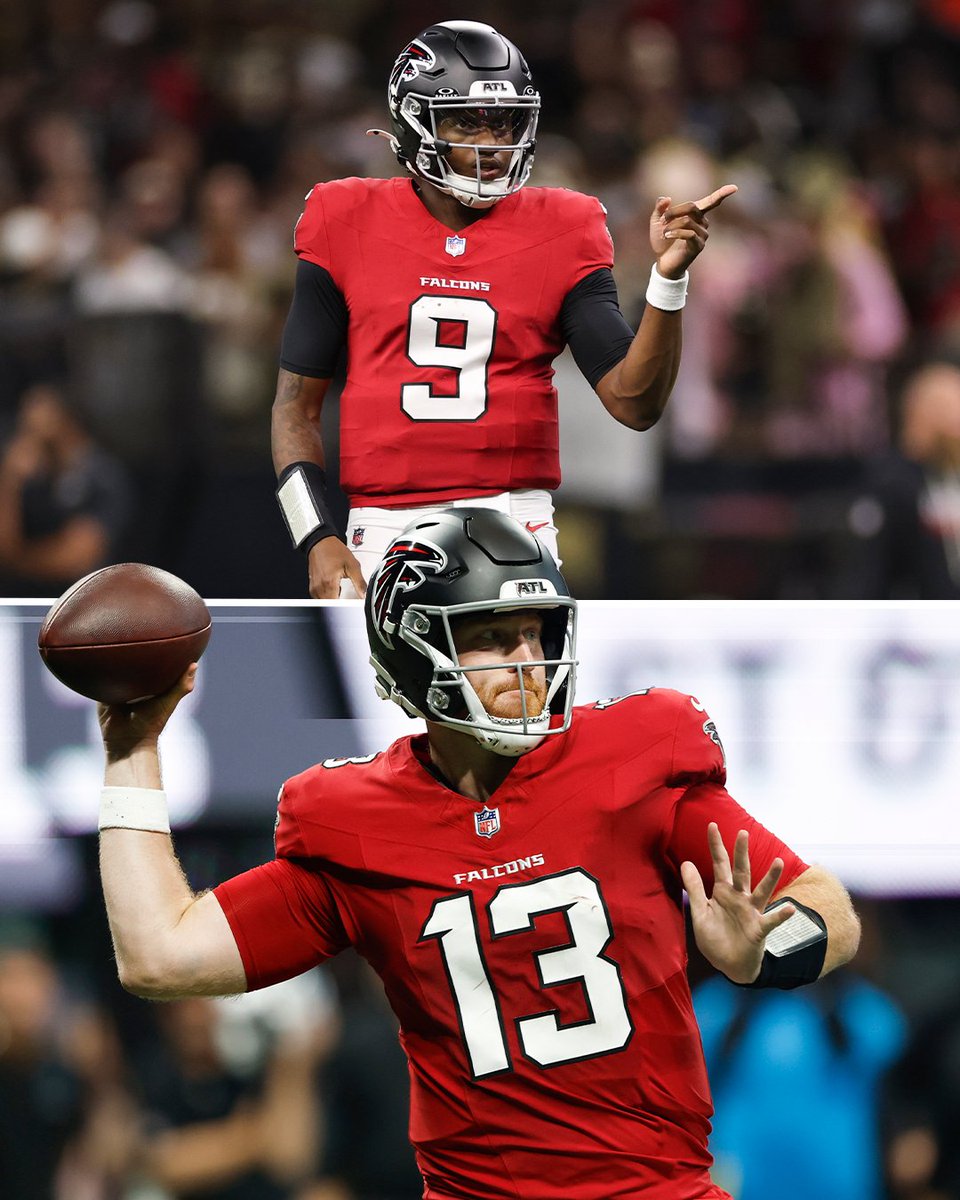 ESPNInsights's tweet photo. What a difference a QB makes ...
 
- Falcons with Cooper Rush: 8.0 PPG (fewest in NFL), 262 YPG, 7 turnovers 
- Falcons with Michael Penix Jr.: 40.0 PPG (most in NFL), 459 YPG, 1 turnover https://t.co/YWcrrNn1Rj