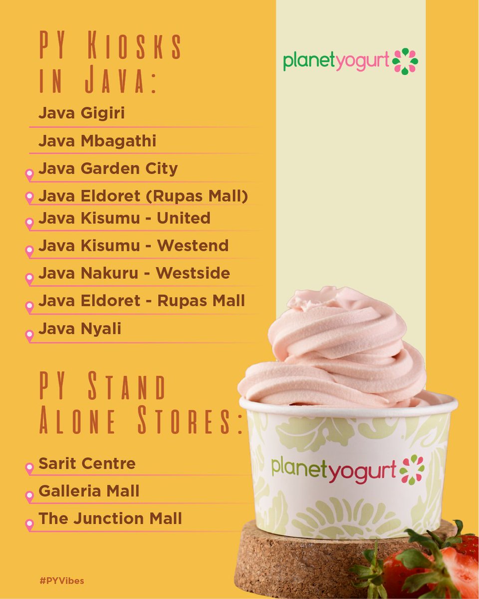 PlanetYogurt's tweet photo. This October, keep Planet Yogurt on the route and turn your journey into something sweeter. Swipe through to spot all the Planet Yogurt branches & kiosks near you.
#PYVibes https://t.co/OJrFi6wy9R