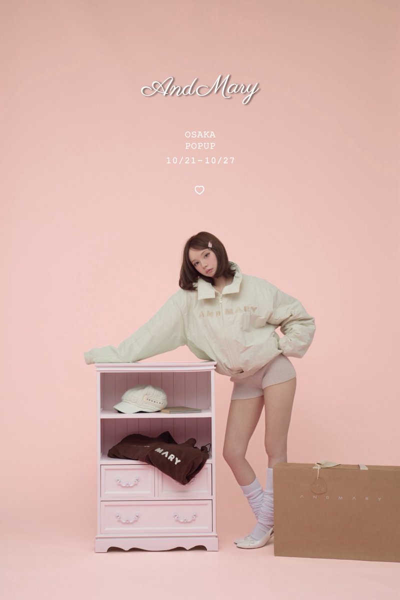 andmaryofficial's tweet photo. この度、ANDMARY 2回目となるPOPUP STOREを大阪・阪急うめだ本店Something Good Studioにて開催いたします。
 
ANDMARY POPUP STORE
10/21（水）– 10/27（火）
阪急うめだ本店 4階 Something Good Studio
10:00 – 20:00
※最終日のみ18:00終了

#andmary https://t.co/wx0IoJOrWQ