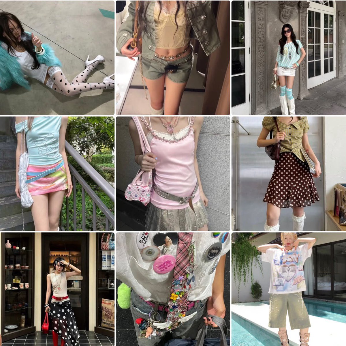 sapphoria_th's tweet photo. #MilkLoveFancon #loverrukk 
💖: Here’s the brief: the dress code is whimsy Y2K high school layers.
💖: But if you can’t think of what to wear, you can just wait for N’Yoonighty. N’Love have some limited-edition accessories to release😝
💖: Here are some examples.
💖: For anyone who doesn’t want to go all out and compete with ML on stage but you totally can. I love that energy 😝🤟🏻
💖: Btw, N’Yoo outfit is simple, but still on theme and it’s in a dark shade, just like you guys requested.
💖: Don’t be scared, moms. I wanna dress up and compete with yall (fans).