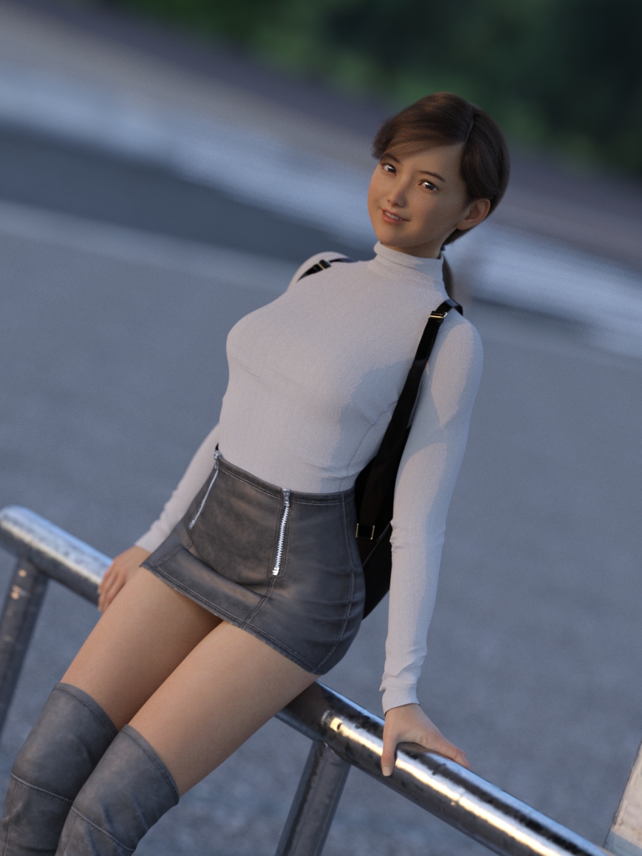 hiroinchiba's tweet photo. YUI in leather mini skirt
#DazStudio #Daz3d #3dcg #Iray https://t.co/OkUuU5Iu4t