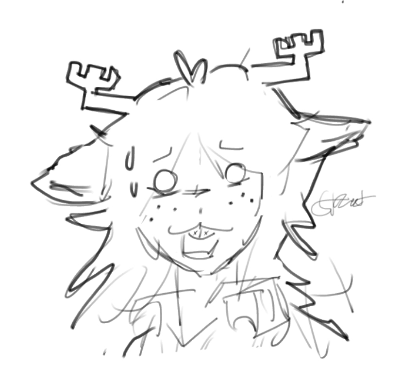 StreetNuke's tweet photo. noelle doodle :P https://t.co/2PA1mAqVsH