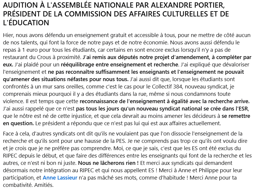 384Collectif's tweet photo. #PE #PRAG #MCF #PU #PRCE #PLP #BIATSS #Contractuels #Biatss #electionsprofessionnelles2026 #ripec https://t.co/k1R57DzWbT