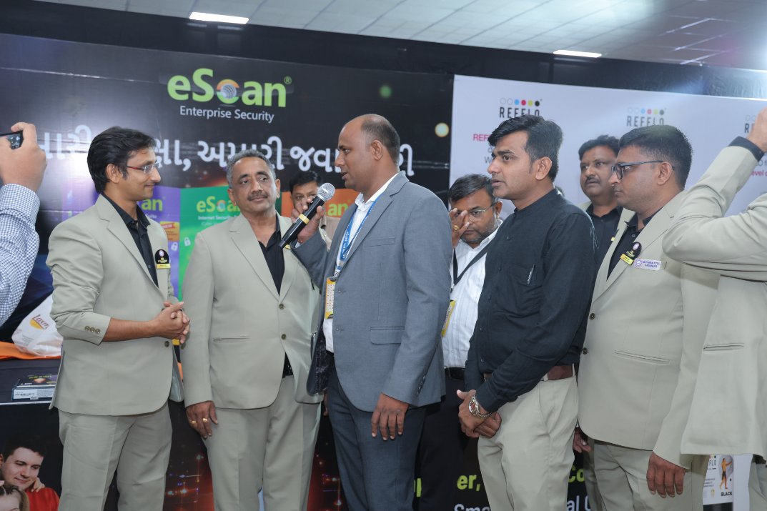 escan_tweet's tweet photo. 🔐 eScan hosted a great event in Rajkot with our partners and customers!
We spoke about eScan Two-Factor Authentication (MFA/2FA) for stronger account security, and showcased our solutions for small businesses and home offices.
#eScan #CyberSecurity #MFA #2FA #Rajkot https://t.co/KVERIYmxRQ