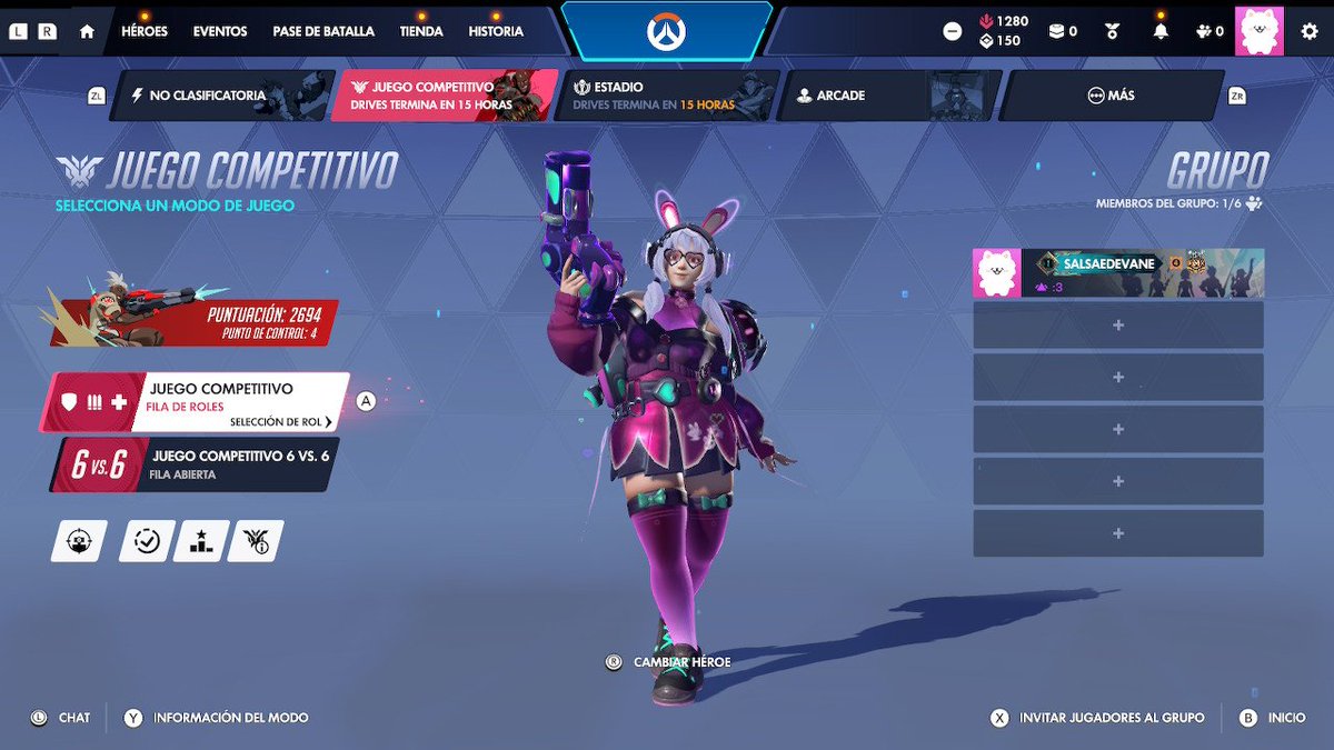 EdevanerdDs's tweet photo. Desde cuando ow en switch se ve así de bien y encima SE PUEDEN JUGAR RANKEDS https://t.co/P0nKoyiXES