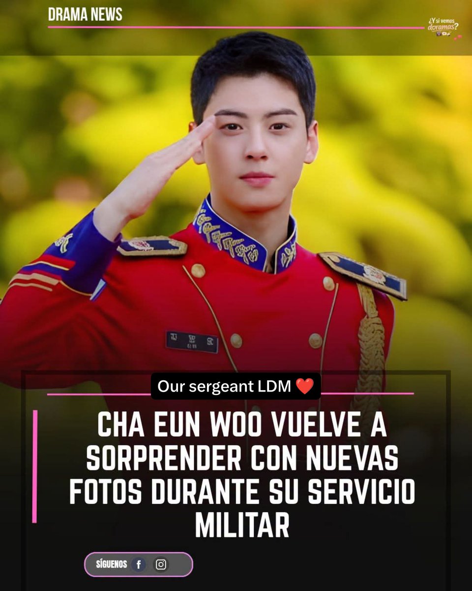 maritriny_3097's tweet photo. [261005]
You're so unreal, Cha Eun-Woo❤️🥇#sergeant #leedongmin #handsomeboy #kdramas #handsomeinred #festivaldelasfuerzasterrestres #serviciomilitar https://t.co/O6yHzbTNrR