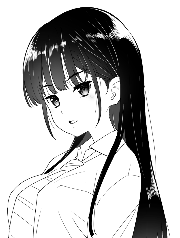 akataizki's tweet photo. 漫画キャラデザインやり直し
漫画は基本モノクロだからモノクロで映えるデザインにしないとね https://t.co/I59Pk1fqR5