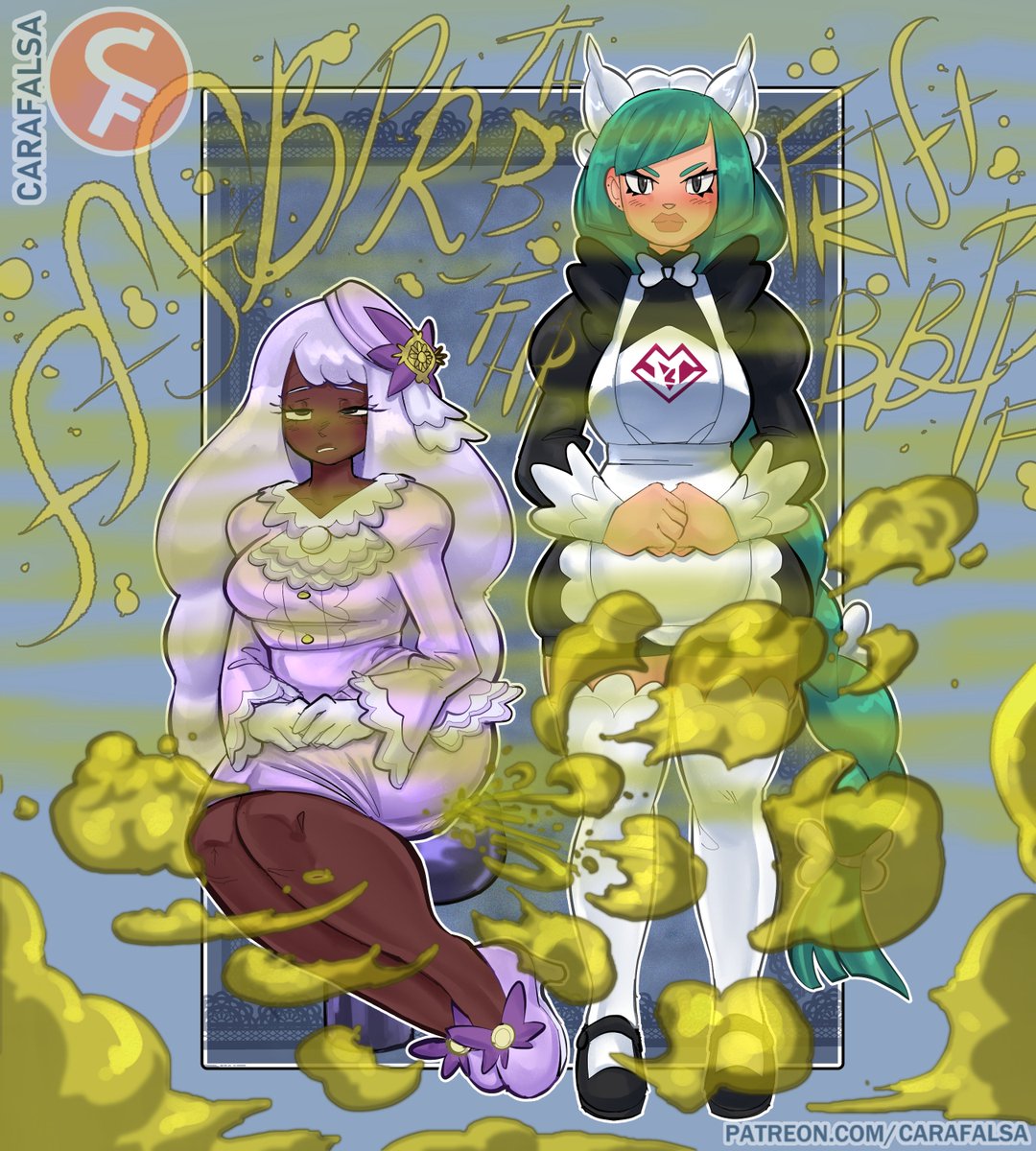 Cara_Falsa's tweet photo. P@tre0n Request:
Jacithe &amp; Lebanne
#PokemonLegendsZA https://t.co/IVxz09LWH6