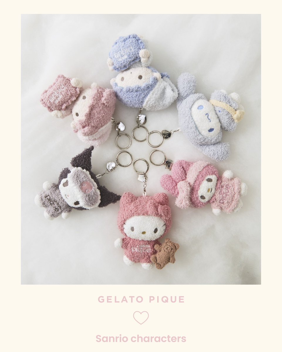 mashsanriohouse's tweet photo. ジェラート ピケとサンリオキャラクターズの大人気コラボレーション第2弾🧸☁️💖

GELATO PIQUE ♡ Sanrio characters

ふわふわのぬくもりに包まれたキャラクターが眠る、ジェラート ピケのスペシャルな秋冬コレクションが登場😴🌙🤎
第2弾はハローキティとシナモロールに加えてマイメロディ、クロミ、リトルツインスターズも仲間入り💫

🎀販売について
◼︎sanrio houseでの発売
📍ルミネ新宿2店 
2026年10月21日(水) 午前11時〜 (公式LINEでの事前予約制)
📍ルクア店
2026年10月21日(木) 午前10時30分
📍🆕名古屋PARCO店
2026年10月29日(木) 午前10時30分

※混雑緩和のため店舗への来店は当面の間、LINE来店予約または整理券配布制にてご案内いたします。
詳しくは公式SNSをご確認の上、ご来店をお願いいたします。

◻︎OFFICIAL ONLINE STORE
2026年10月21日(水)正午〜
◻︎USAGI ONLINE
2026年10月21日(水)正午〜

◼︎GELATO PIQUEでの発売
GELATO PIQUEでは、2026年10月28日(水)より、大丸札幌店・銀座三越店・ジェイアール名古屋タカシマヤ店・阪急うめだ本店・福岡パルコ店の全国5店舗で開催する、''GELATO PIQUE LIMITED CONCEPT STORE"にて販売いたします。詳しくはGELATO PIQUE公式SNSをご確認ください。

※gelato piqueオフィシャルオンラインストア、直営店でのお取り扱いはございません。あらかじめご了承ください。

※リトルツインスターズのアイテムはオンラインストア限定で販売いたします。

今すぐチェック☁️🪄

OFFICIAL ONLINE STORE
https://t.co/pg7h3MLMuf…

USAGI ONLINE
https://t.co/q9z1S6jhZ5?