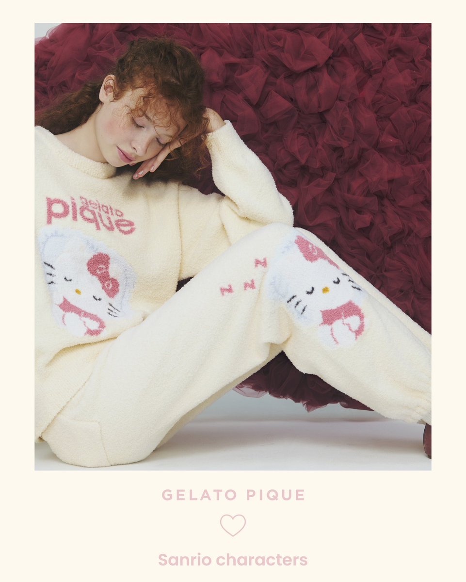 mashsanriohouse's tweet photo. ジェラート ピケとサンリオキャラクターズの大人気コラボレーション第2弾🧸☁️💖

GELATO PIQUE ♡ Sanrio characters

ふわふわのぬくもりに包まれたキャラクターが眠る、ジェラート ピケのスペシャルな秋冬コレクションが登場😴🌙🤎
第2弾はハローキティとシナモロールに加えてマイメロディ、クロミ、リトルツインスターズも仲間入り💫

🎀販売について
◼︎sanrio houseでの発売
📍ルミネ新宿2店 
2026年10月21日(水) 午前11時〜 (公式LINEでの事前予約制)
📍ルクア店
2026年10月21日(木) 午前10時30分
📍🆕名古屋PARCO店
2026年10月29日(木) 午前10時30分

※混雑緩和のため店舗への来店は当面の間、LINE来店予約または整理券配布制にてご案内いたします。
詳しくは公式SNSをご確認の上、ご来店をお願いいたします。

◻︎OFFICIAL ONLINE STORE
2026年10月21日(水)正午〜
◻︎USAGI ONLINE
2026年10月21日(水)正午〜

◼︎GELATO PIQUEでの発売
GELATO PIQUEでは、2026年10月28日(水)より、大丸札幌店・銀座三越店・ジェイアール名古屋タカシマヤ店・阪急うめだ本店・福岡パルコ店の全国5店舗で開催する、''GELATO PIQUE LIMITED CONCEPT STORE"にて販売いたします。詳しくはGELATO PIQUE公式SNSをご確認ください。

※gelato piqueオフィシャルオンラインストア、直営店でのお取り扱いはございません。あらかじめご了承ください。

※リトルツインスターズのアイテムはオンラインストア限定で販売いたします。

今すぐチェック☁️🪄

OFFICIAL ONLINE STORE
https://t.co/pg7h3MLMuf…

USAGI ONLINE
https://t.co/q9z1S6jhZ5?