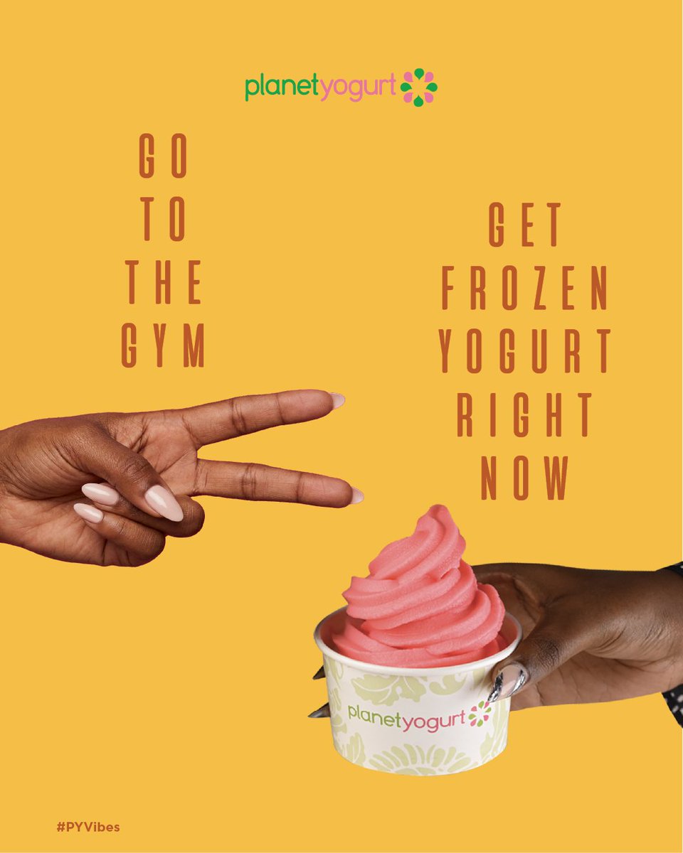 PlanetYogurt's tweet photo. When it comes to froyo decisions, the answer is yes plus all the toppings you can get your hands on!
#PYVibes https://t.co/aDNkifvUJs