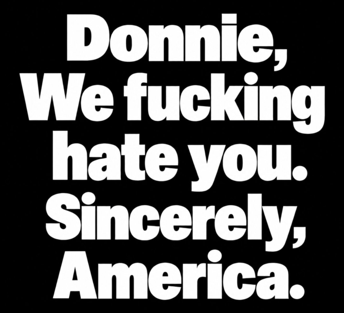 Brodiesmom68's tweet photo. I can’t make it any clearer.
Our country deserves better.
#DumpTrump https://t.co/4YFKzz42wY