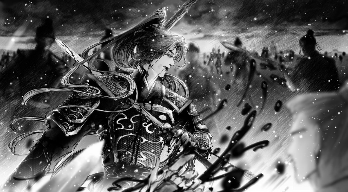 Aitsu20's tweet photo. @_VGen_ Hi I'm Aitsuso I love drawing Chinese inspired characters! I hope more people around the world can discover and enjoy my black-and-white art

Portfolio : https://t.co/zOOQUvbX4P
My Vgen : https://t.co/uyAhoGTvhB https://t.co/QZqXdPLPPJ