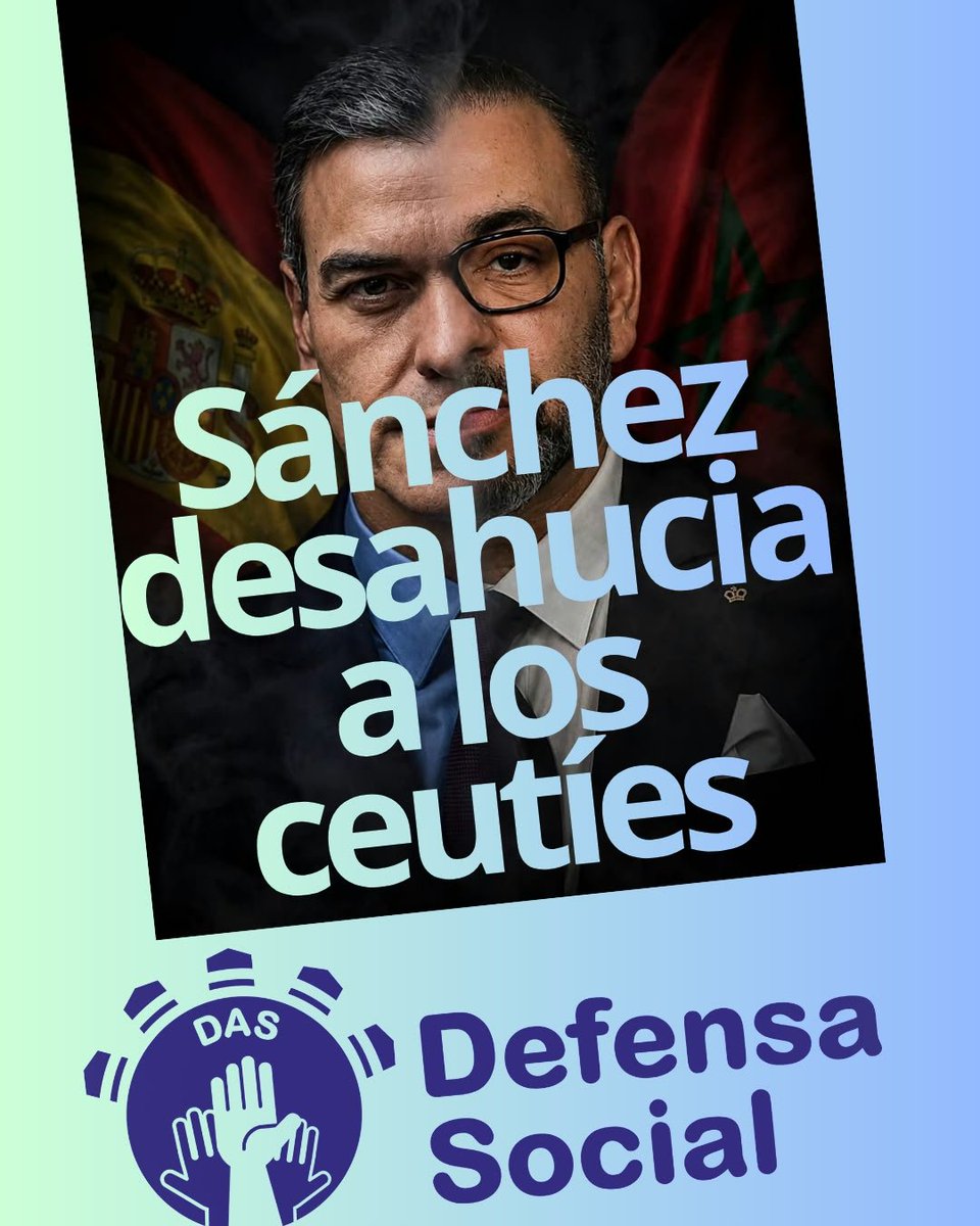 DFSCL's tweet photo. La inacción de Pedro Sánchez y sus socios la están pagando los ceutíes. Como el resto de españoles.
Y la respuesta tanto del PSOE, izquierdas parlamentarias, extremistas y separatistas es: que pase lo que pase, o son ellos los que gobiernan o provocan barbarie.
#Defiéndete 
#DAS https://t.co/axjT2N22wo