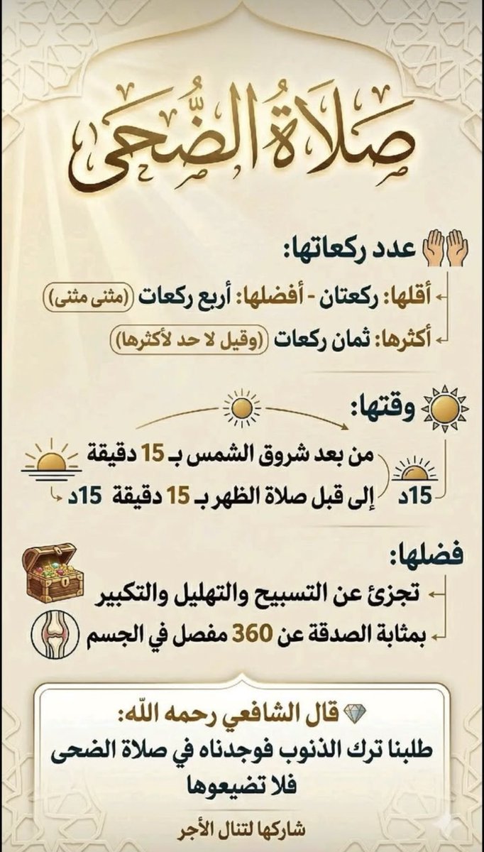 nrlsmry55150926's tweet photo. للتذكير ب صلاة الضحى https://t.co/cNcROqT6oZ
