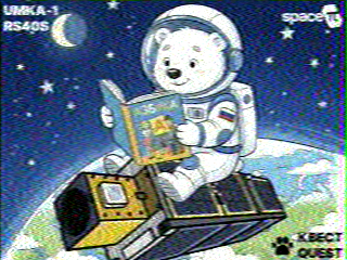 VarunD335755's tweet photo. 06-10-2026 3:30 UTC. Image received from the 🇷🇺 UMKA-1📷#SSTV mode. Broadcast as part of the Space-π and SONIKS Space Quest. https://t.co/Zc8rJBkcmz