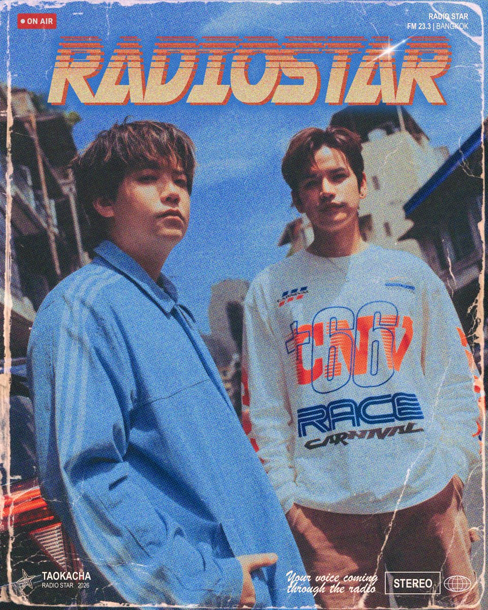 TaoKacha_ENT's tweet photo. TAOKACHA New Single
‘Radio Star’
15th Anniversary Fan Song
OFFICIAL KEY VISUAL
MV Droppin’ on
07.10.2026 | 11.00 AM
#RadioStar_TAOKACHA
#TAOKACHA
#TAOKACHA15Years https://t.co/XbbYHw03wV