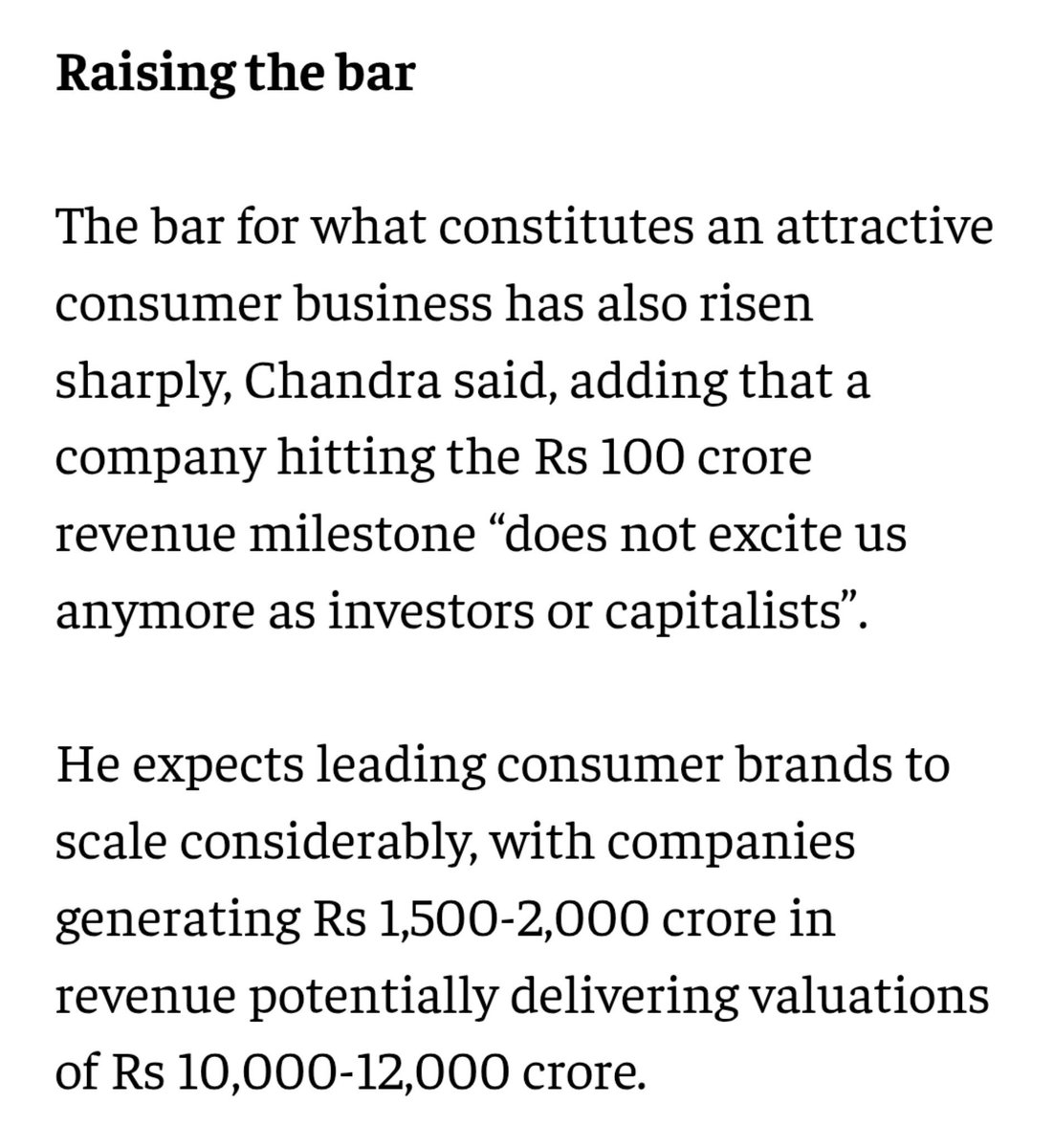 pranavmukul's tweet photo. 🛒 Had a detailed chat with Sauce's @Manu_Chandra as part of the winner interview series for ET Startup Awards 2026

Manu won the Midas Touch award for best investor

But during our conversation, what stuck with me was that Rs 100 crore brands aren't exciting anymore

Context 👇 https://t.co/uAVdEtN4ya