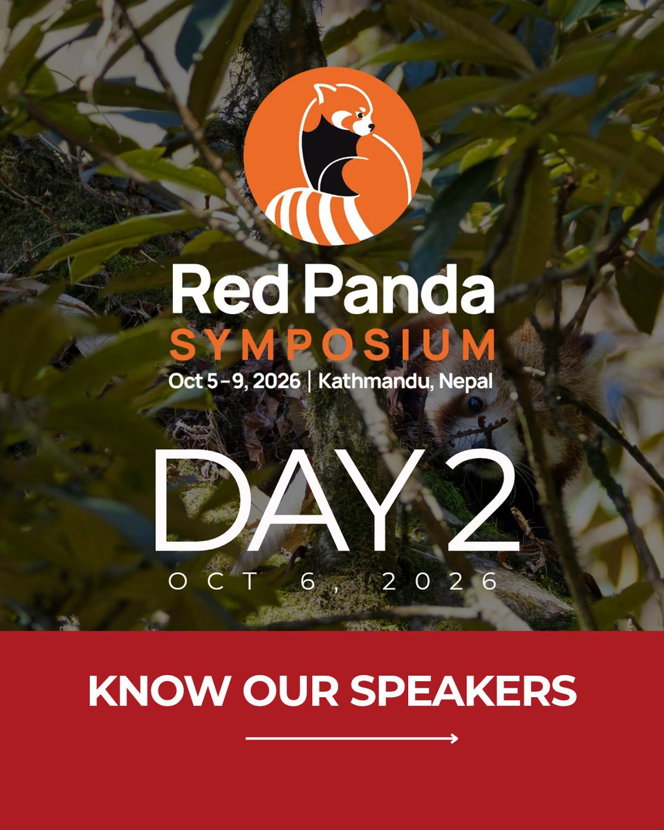RedPandaNetwork's tweet photo. Day Two - Red Panda Symposium 2026

Know Our Speakers

__________
#RedPandaSymposium #RedPanda #RPS #Conservation #Symposium https://t.co/0nyvTpInDL