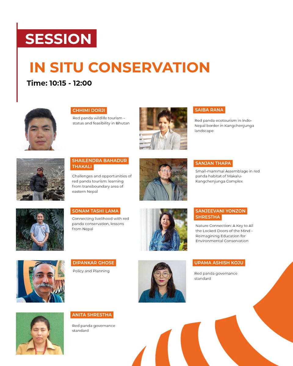 RedPandaNetwork's tweet photo. Day Two - Red Panda Symposium 2026

Know Our Speakers

__________
#RedPandaSymposium #RedPanda #RPS #Conservation #Symposium https://t.co/0nyvTpInDL