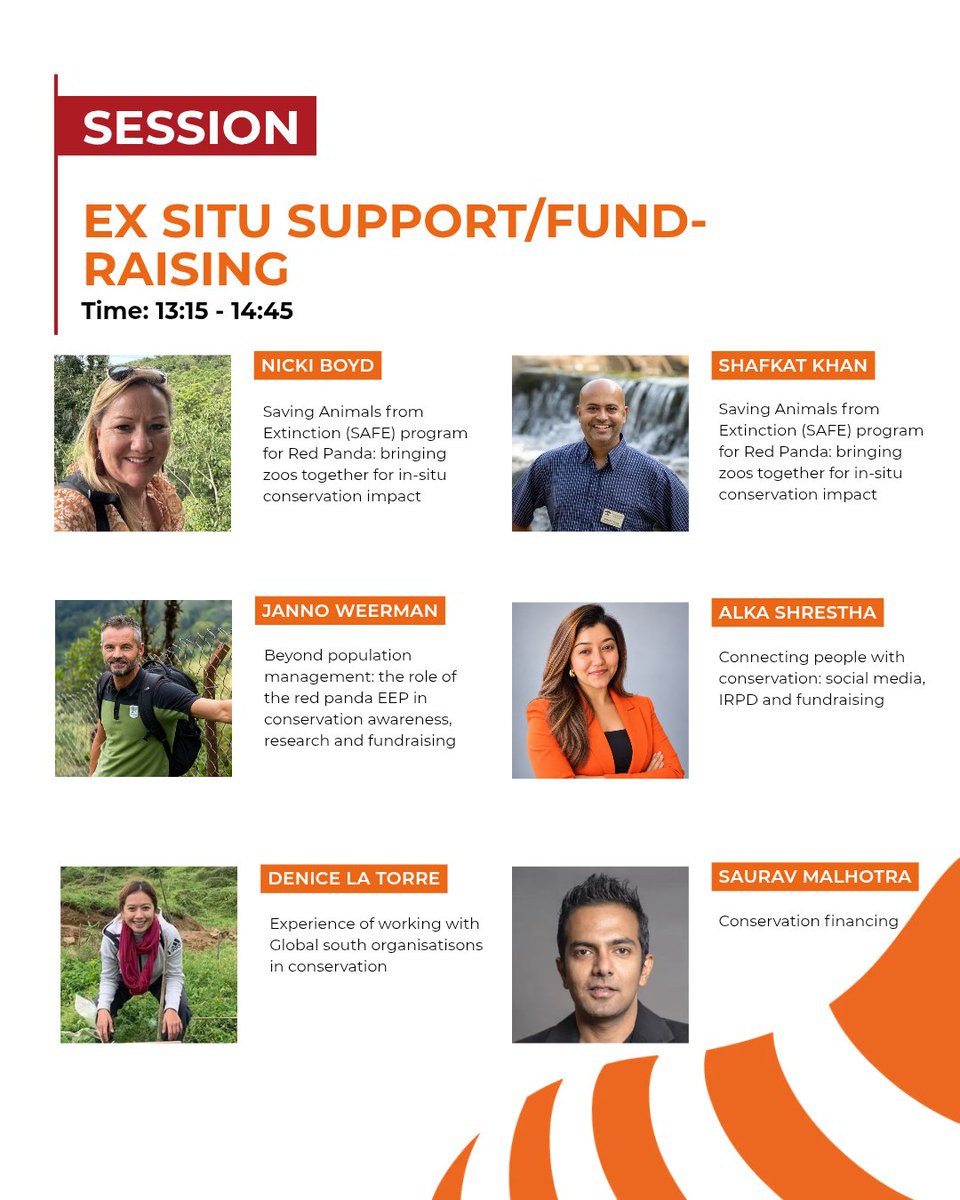 RedPandaNetwork's tweet photo. Day Two - Red Panda Symposium 2026

Know Our Speakers

__________
#RedPandaSymposium #RedPanda #RPS #Conservation #Symposium https://t.co/0nyvTpInDL