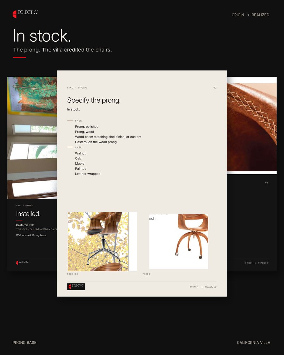 Eclecticfacts's tweet photo. #SINU #SINUProng #Eclectic #OriginRealized #ProngBase #InStock #Walnut #LeatherWrapped #CaliforniaVilla #HospitalityDesign #InteriorArchitecture #ContractFurniture #DesignSpecification #ArchitectsOfInstagram #HighEndInteriors https://t.co/D3JQt6lnNA
