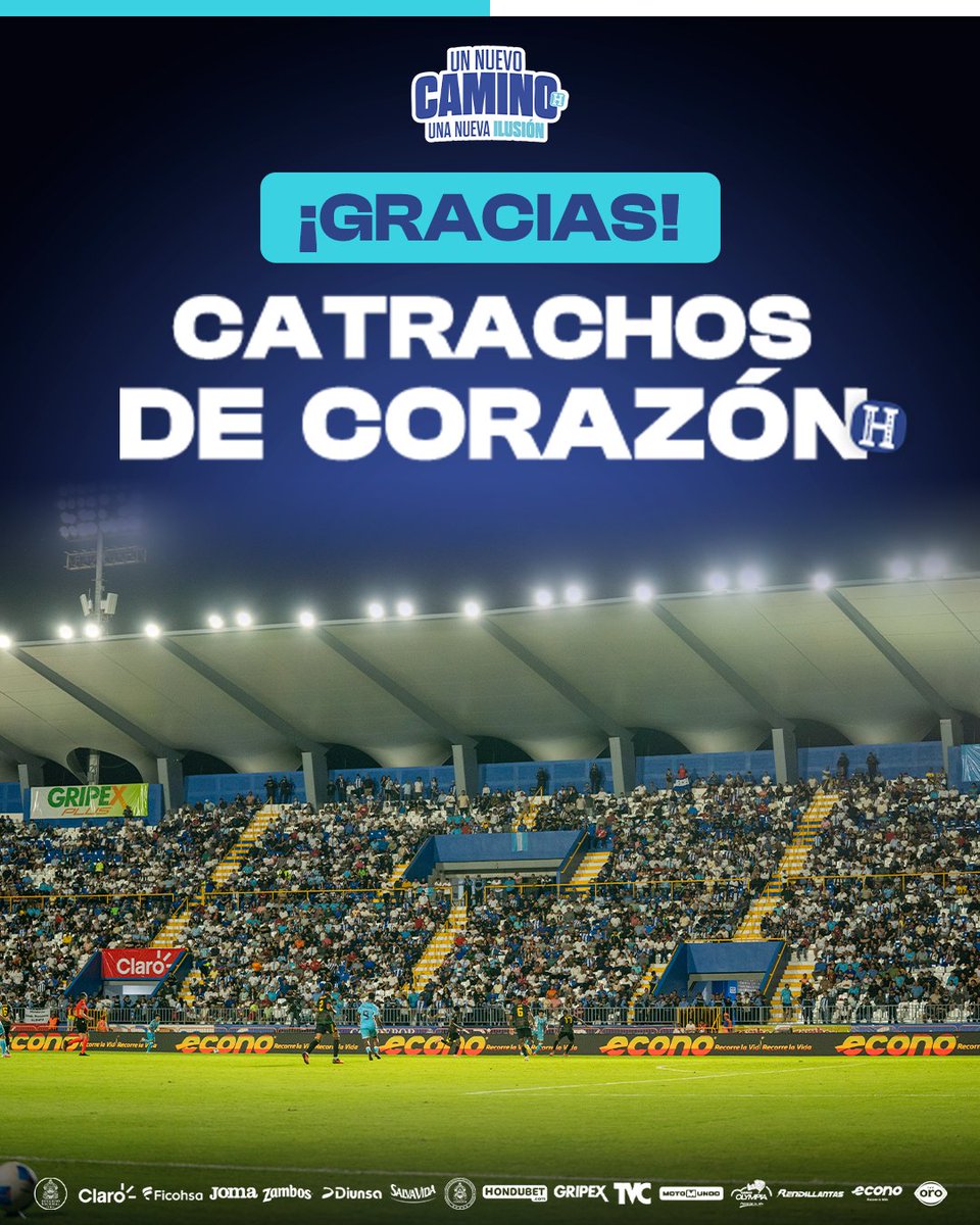 FFH_Honduras's tweet photo. 💙🇭🇳 ¡Muchas gracias, catrachos de corazón!

Por alentar, por acompañarnos y por llevar siempre a La H en el corazón. 🙌🇭🇳

#UnNuevoCamino #UnaNuevaIlusión #Honduras https://t.co/2MaMlp7rU2