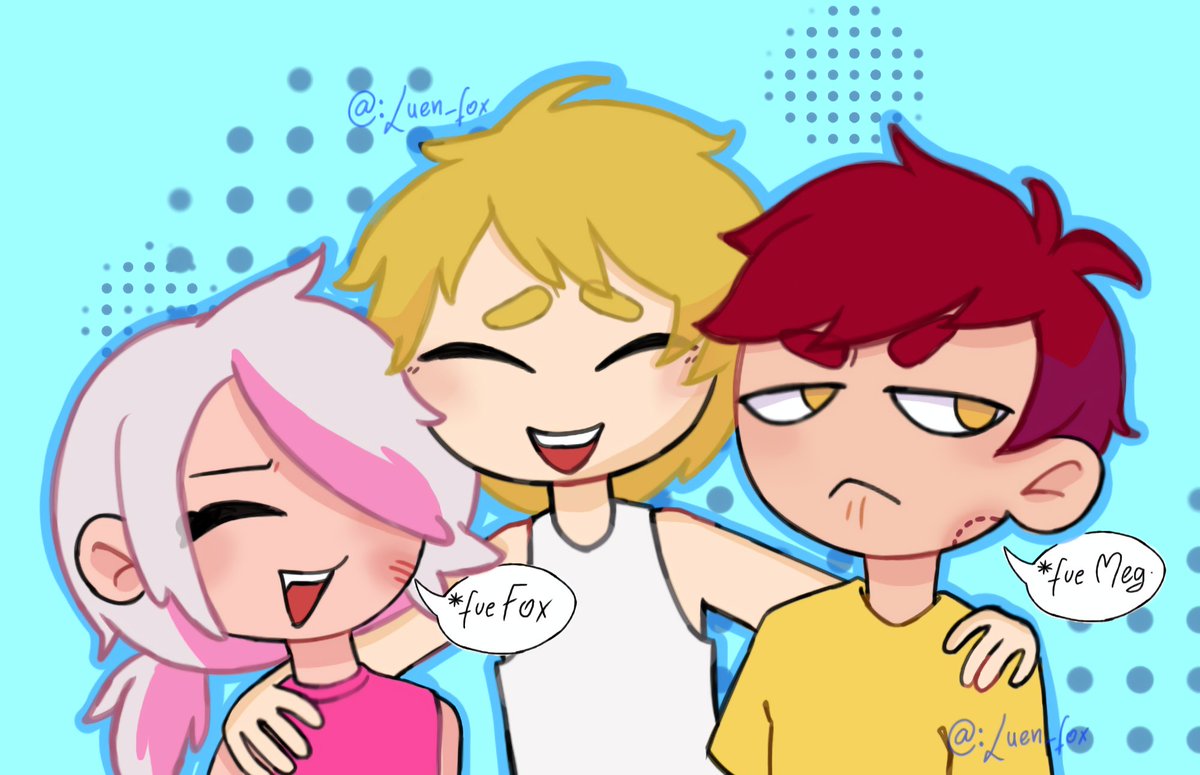 Luen_fox's tweet photo. DÍA 5 — Hermanos🫂✨

HOLA ejem- dibujito de Fred "@LaJaibaya" y Freddy "@Humbertoryy" como hermanitos- (Fred esta como me lo imagino💔) y Fox, Meg y Spring de intermediario en su pleito👍✨

#fnafhstober2026 #FHSREW #FHS https://t.co/MVtbd71sZI
