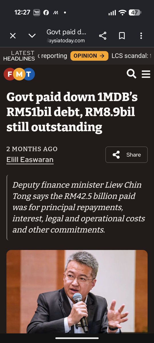 KluangMan_'s tweet photo. @azrulmohdkhalib The one where we don't fund corrupt official wife's birkin bags with rakyat investment money https://t.co/8SZCmtR2me