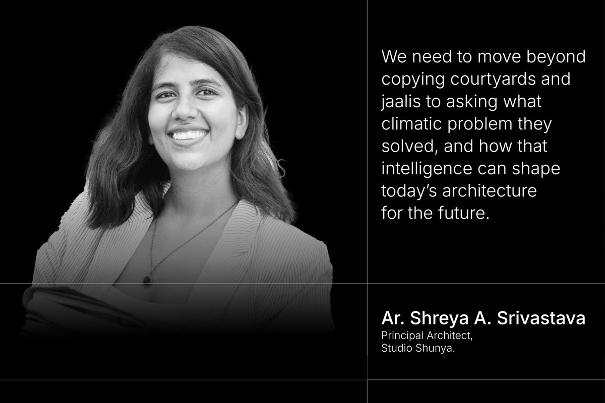 aceupdatemag's tweet photo. 𝗔 𝘃𝗲𝗿𝗻𝗮𝗰𝘂𝗹𝗮𝗿 𝗿𝗲𝘀𝗽𝗼𝗻𝘀𝗲
Read more: https://t.co/ITqWf1UR5Q
#ACEUpdate #ClimateResponsiveDesign #Jaalis #VernacularArchitecture #StudioShunya #LocalMaterials https://t.co/01hGOUBRPs