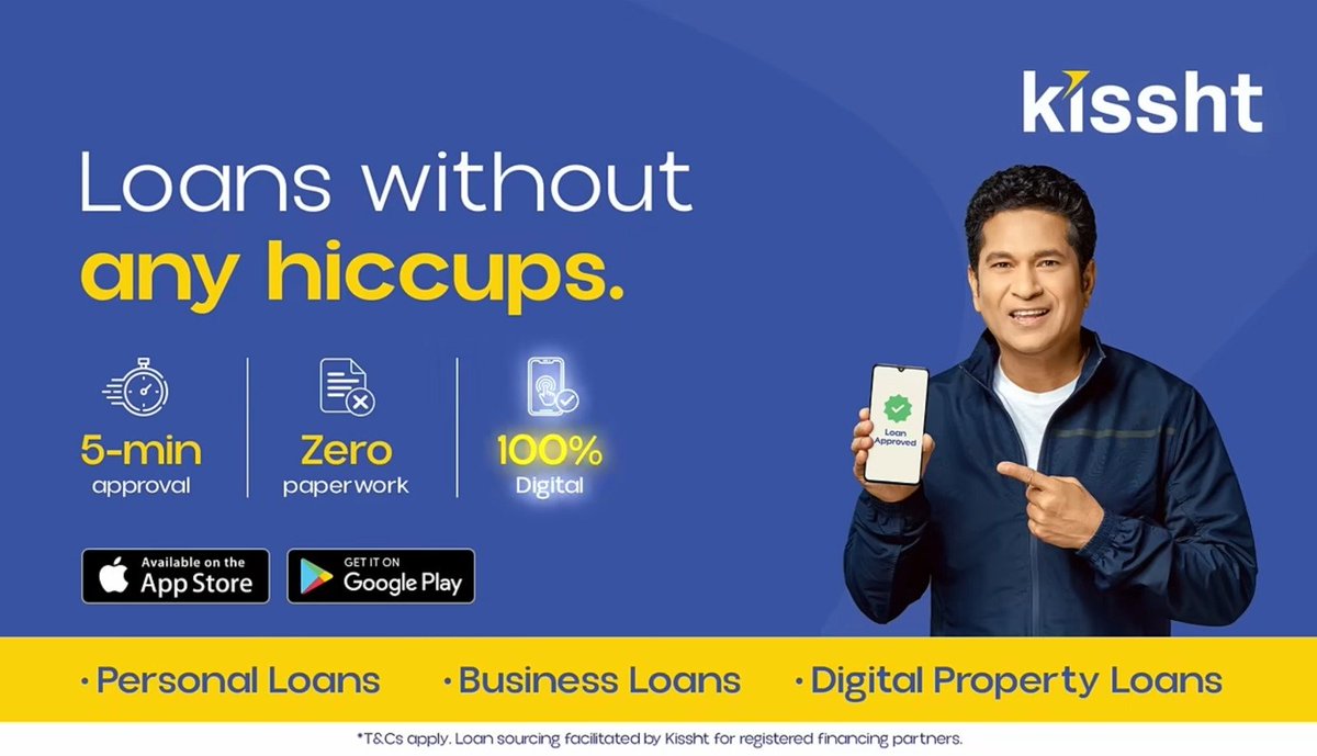 AnshVerma02's tweet photo. 5 minutes mein loan approval mila, kisi ne khushi mein Sachin ko yaad kiya… aur Sachin ko hiccups aa gayi! 😂 Kissht App is creating some funny side effects. #KisshtLoansWithoutHiccups https://t.co/xiS67MIEF0