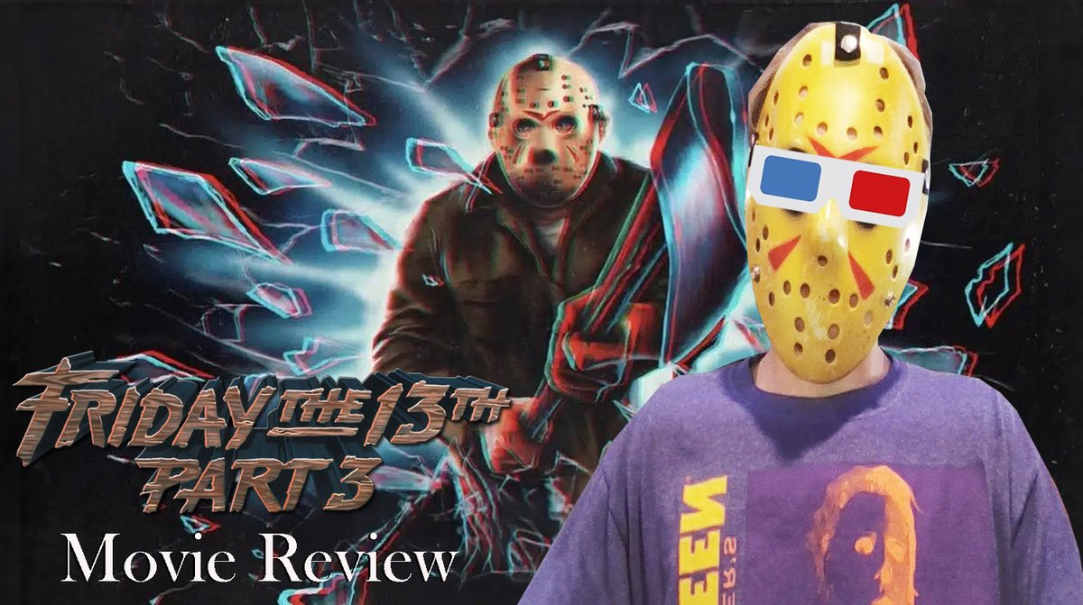 Big_T0406's tweet photo. Friday the 13th Part 3 (1982) - Movie Review (Road to Crystal Lake) https://t.co/X3O9OSAB5v via @YouTube 
Not only is this the movie where Jason completes his fashion journey, but it's also in 3D... lucky us. https://t.co/XvTk01ALdH