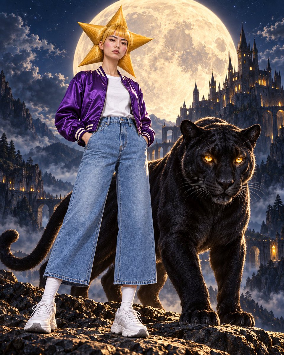 rxufnx's tweet photo. Day 7 of 7: Guardian of the Night.
The moon keeps her secrets. So does she.

Participating in the incredible #OctoberLegends AI Art Challenge hosted by @ScorpionAiArt

#OctoberLegends #GuardianOfTheNight #AIArt #Rxufnx #ScorpionAiArt https://t.co/DDBbWTzK2o