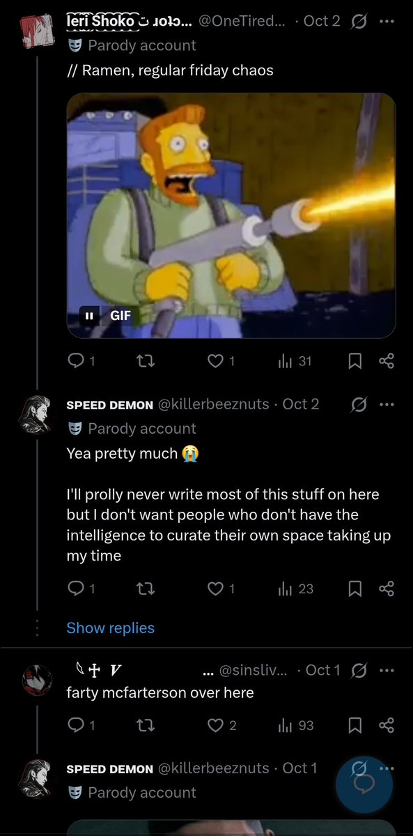 puremiamuhato's tweet photo. ⠀⠀

⠀⠀ bri⠀𐀔.⠀⠀ ⠀ and this really solidified how gross this group of people are. Acting like these topics are funny and normal, especially with recent events that happened irl. If this is what you want to continue following and defending, PLEASE block me.

⠀⠀ https://t.co/bdc3AooBXs