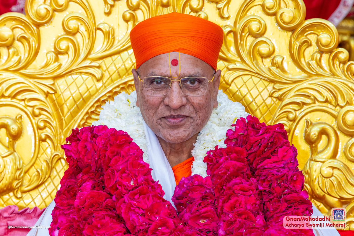SGadiManinagar's tweet photo. A positive mindset can transform an ordinary morning into a meaningful beginning, inspired by Vedratna Acharya Shree Purushottampriya #SwamishreeMaharaj and #GnanMahodadhi Acharya Shree Jitendriyapriyadasji Swamiji Maharaj.

#AcharyaSwamijiMaharaj #SwaminarayanGadi https://t.co/ro0kPaj6cd