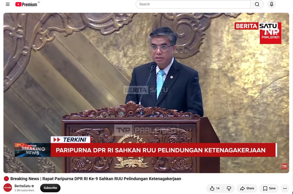 MenteriPekerja's tweet photo. PEKERJA HARUS MULAI AWARE SAMA ATURAN KETENAGAKERJAAN BARU MULAI DARI SEKARANG!! https://t.co/rk9L6PD1rn