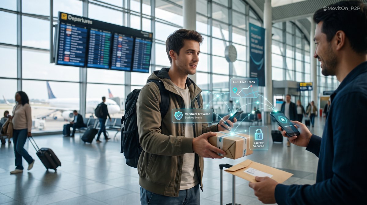 awpruslihh's tweet photo. Imagine sending a contract, prototype, or urgent gadget across the globe in less than 24 hours without paying enterprise courier rates ✈️⚡

That’s exactly what @MovitOn_P2P is building—a Web3 sharing economy for global shipping. https://t.co/dnSv8rfFcQ