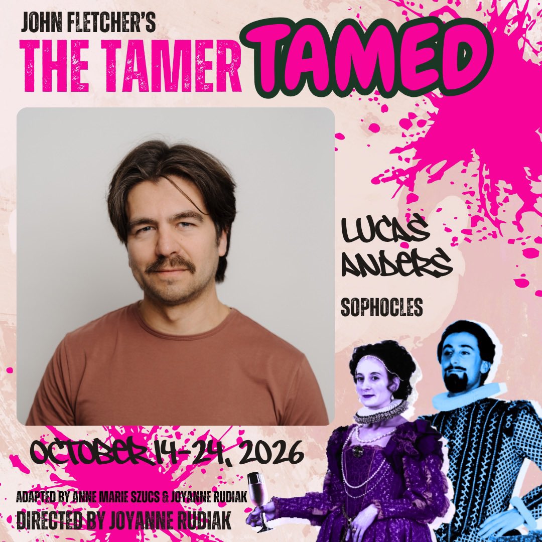 WalterdalePlays's tweet photo. Meet the cast! 
.
THE TAMER TAMED
by John Fletcher
Adapted by Anne Marie Szucs and Joyanne Rudiak
Directed by Joyanne Rudiak
Onstage October 14-24, 2026
Tickets: https://t.co/SbbpgI2CIF https://t.co/dwrgQFN4d8