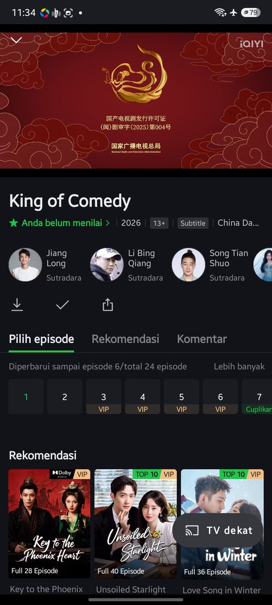 liynghe's tweet photo. happy watching guys #kingofcomedy 🥳 https://t.co/YiMCTvCnRW