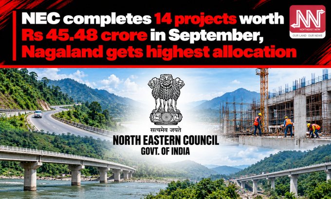 GeniMonpa's tweet photo. Northeast Development Gets a Boost!
The NEC completed 14 projects worth ₹45.48 crore and released another ₹42.63 crore for development initiatives across the region. 
#NortheastIndia #NEC #Development #Infrastructure #NorthEast #ActEast https://t.co/d7HlG86z8W